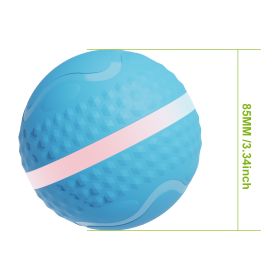 Smart Interactive Dog Toys, Automatic Moving Ball With Lighting Modes,  Interactive Dog Toys For Dog Enrichment & Stimulation, Motion Activated Rollin (Color: Blue)