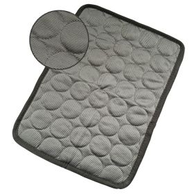 Dog Cooling Mat Summer Pets Cold Bed Extra Large For Small Big Dogs Pet Accessories Cat Durable Blanket Sofa Cat Ice Pad Blanket Pet Products (Option: Dark Gray-XL100*70cm)